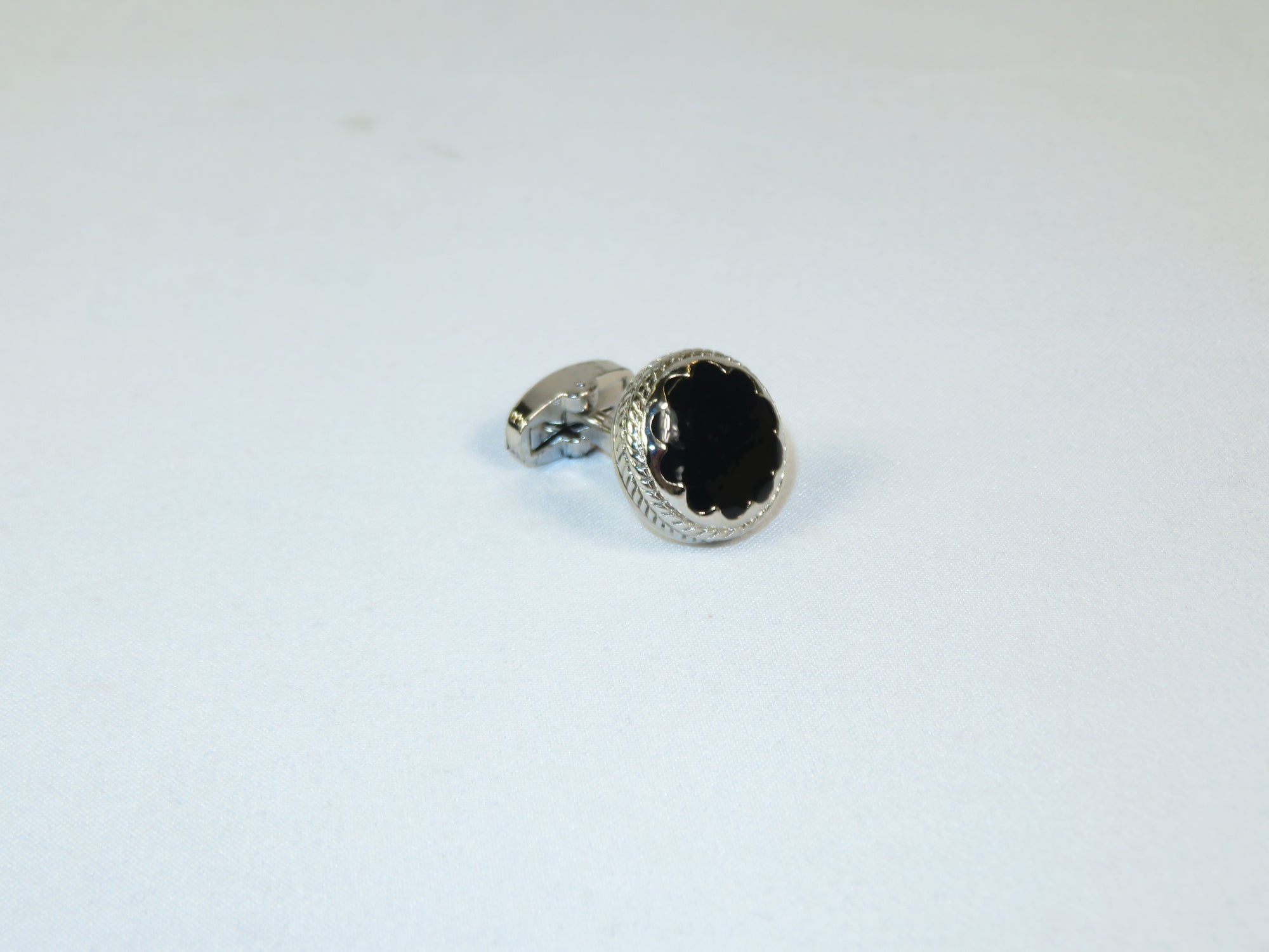 Cufflinks By La Madre From Turkey Solid Stainless Steel LA-14 Black