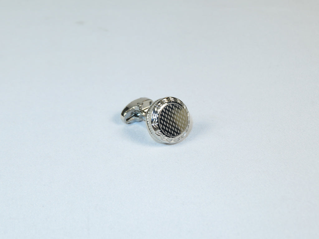 Cufflinks By La Madre From Turkey Solid Stainless Steel LA-16 Silver