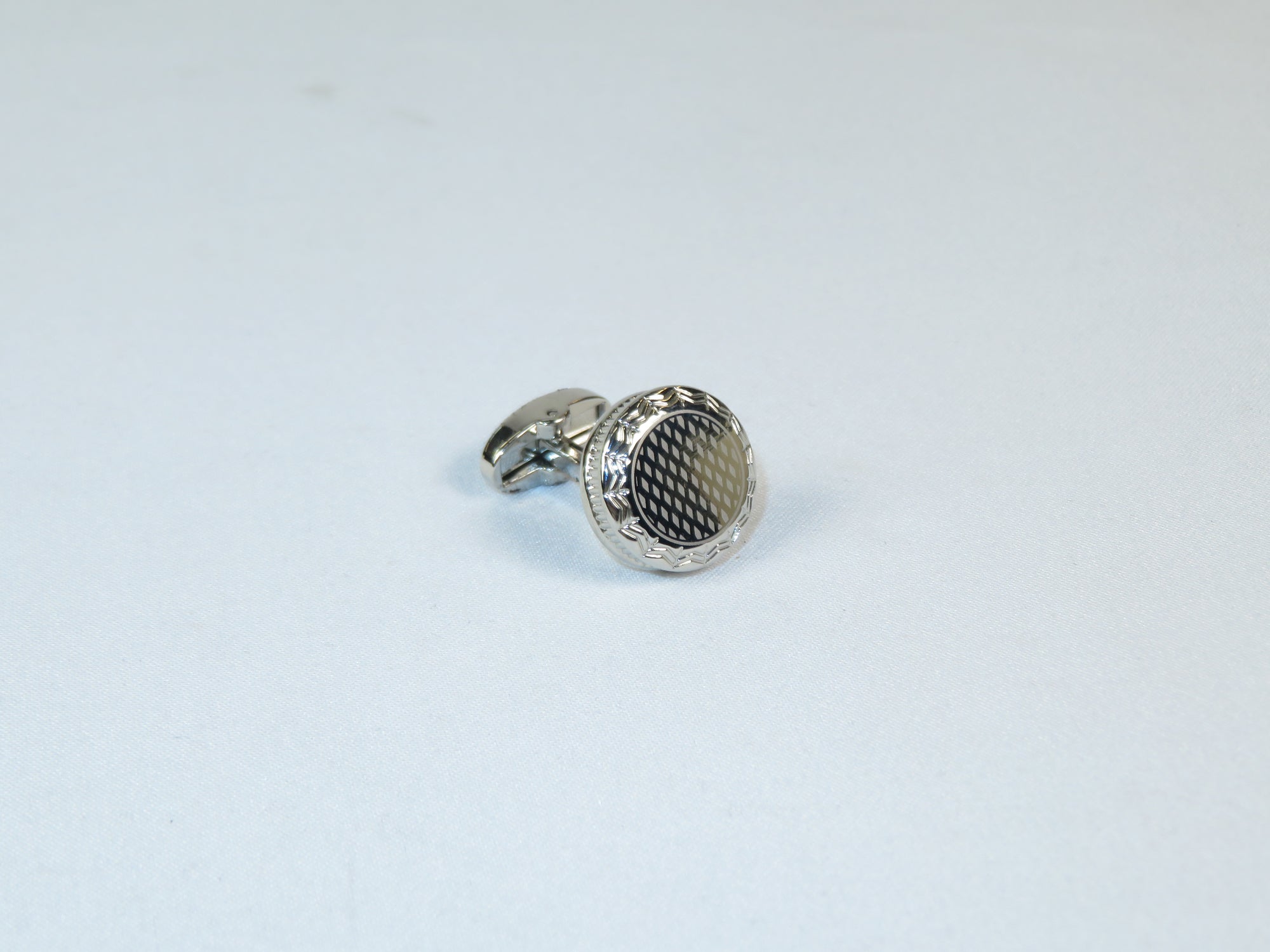 Cufflinks By La Madre From Turkey Solid Stainless Steel LA-16 Silver