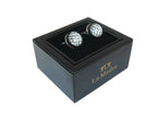 Cufflinks By La Madre From Turkey Solid Stainless Steel LA-17 Gray/White