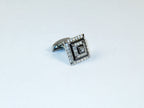 Cufflinks By La Madre From Turkey Solid Stainless Steel LA-23 Silver Diamond