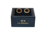 Cufflinks By La Madre From Turkey Solid Stainless Steel LA-5 Rose Gold