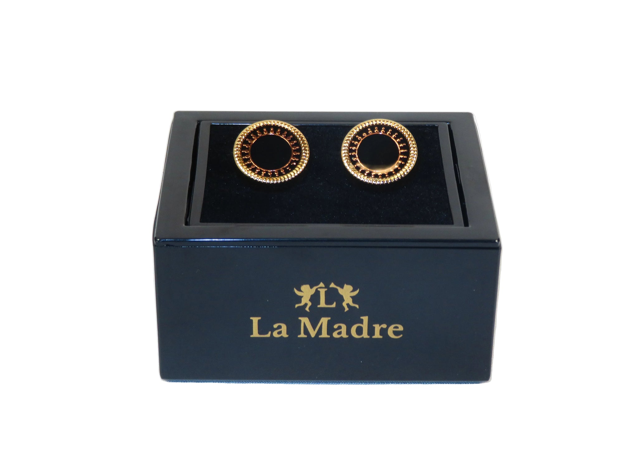 Cufflinks By La Madre From Turkey Solid Stainless Steel LA-5 Rose Gold