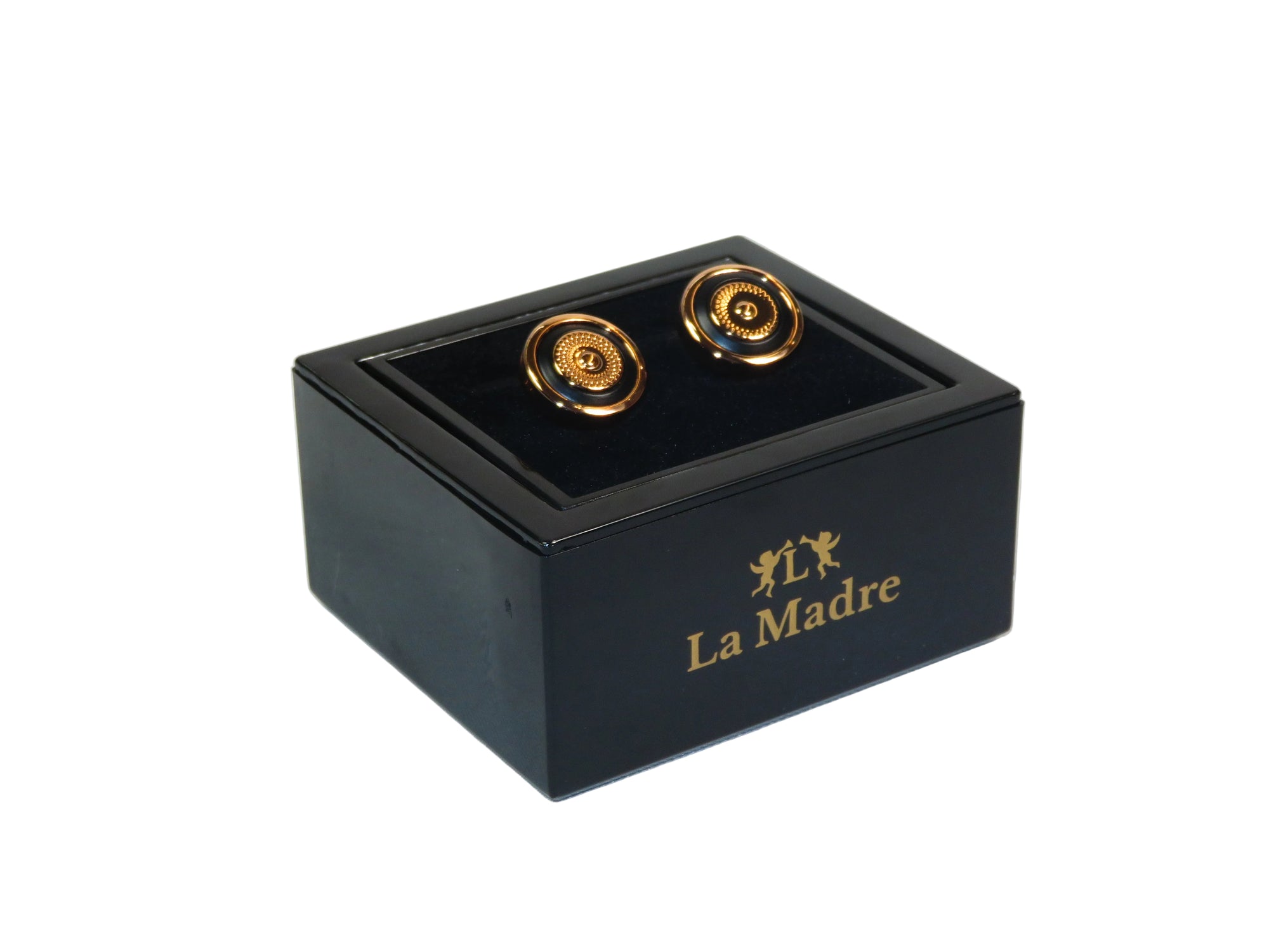 Cufflinks By La Madre From Turkey Solid Stainless Steel LA-6 Rose Gold