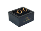 Cufflinks By La Madre From Turkey Solid Stainless Steel LA-7 Rose Gold