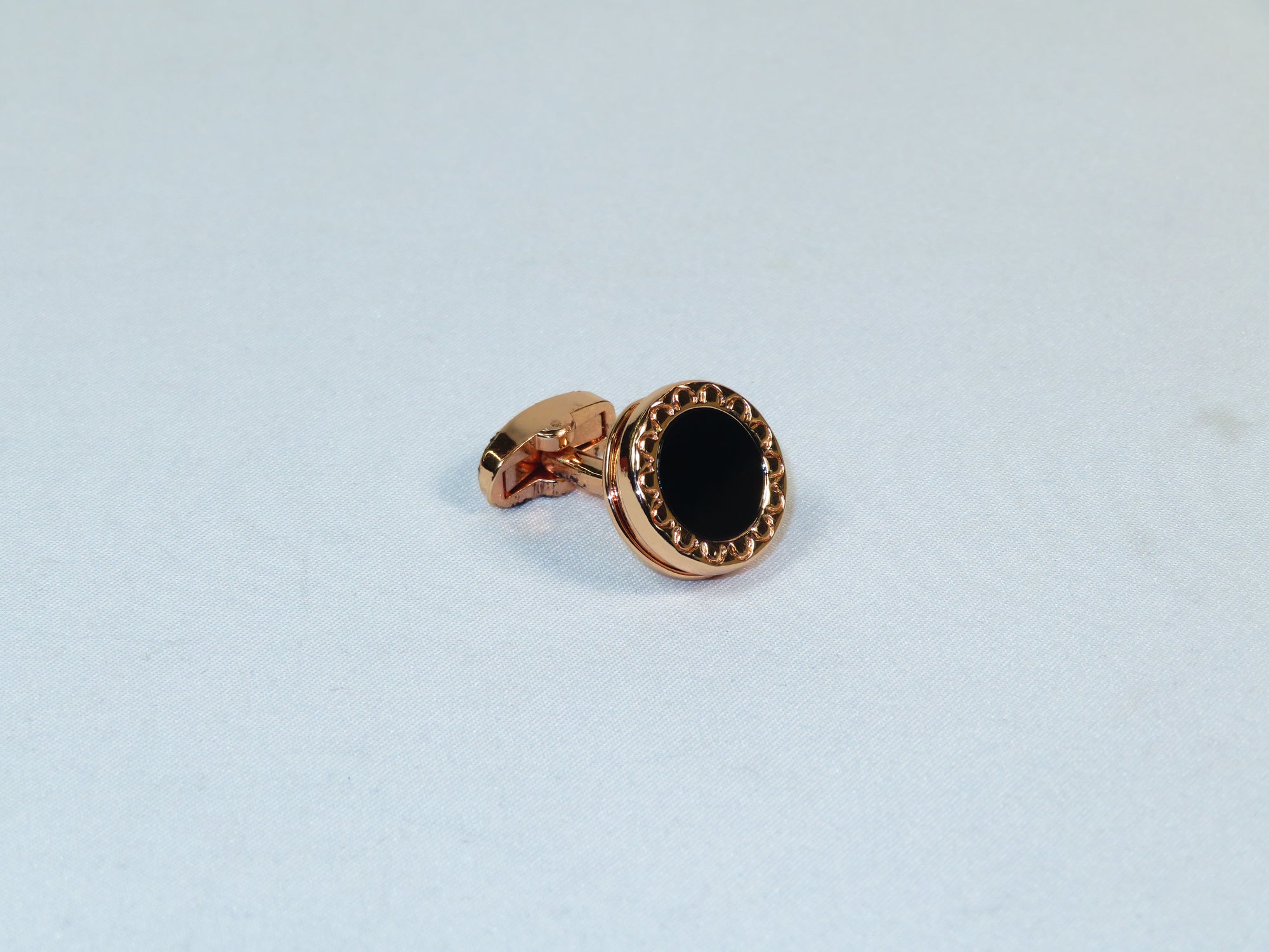 Cufflinks By La Madre From Turkey Solid Stainless Steel LA-7 Rose Gold