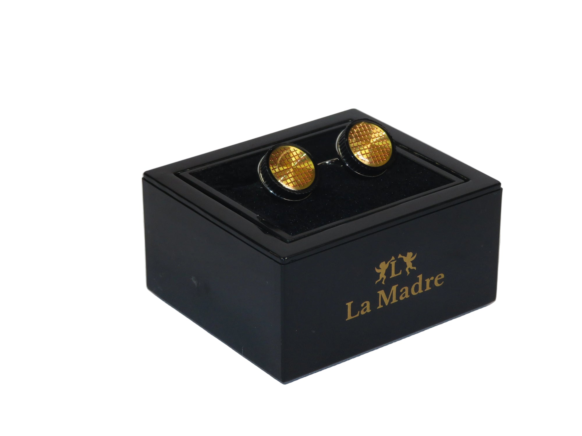 Cufflinks By La Madre From Turkey Solid Stainless Steel LA-8 Rose Gold