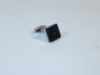 Cufflinks By La Madre From Turkey Solid Stainless Steel LA-9 Rose/Blue