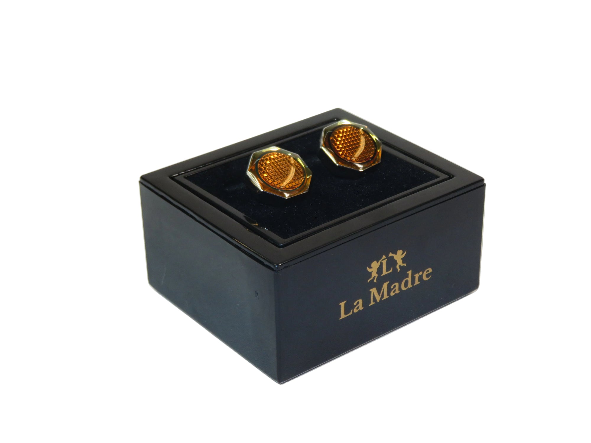 Cufflinks By La Madre From Turkey Solid Stainless Steel LA-4 Rose Gold