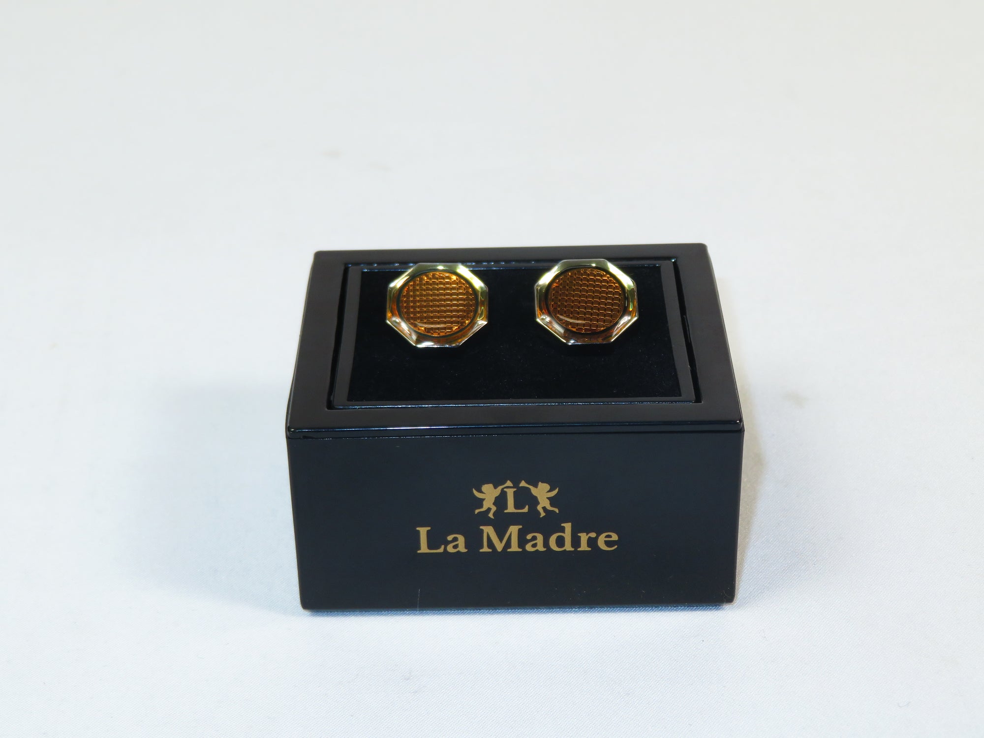 Cufflinks By La Madre From Turkey Solid Stainless Steel LA-4 Rose Gold