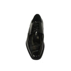 Men's Giovanni Shoes High Quality Leather Wing Tip Derby LINCOLN Black