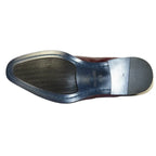 Men's Giovanni Shoes High Quality Leather Wing Tip Derby LINCOLN Burgundy