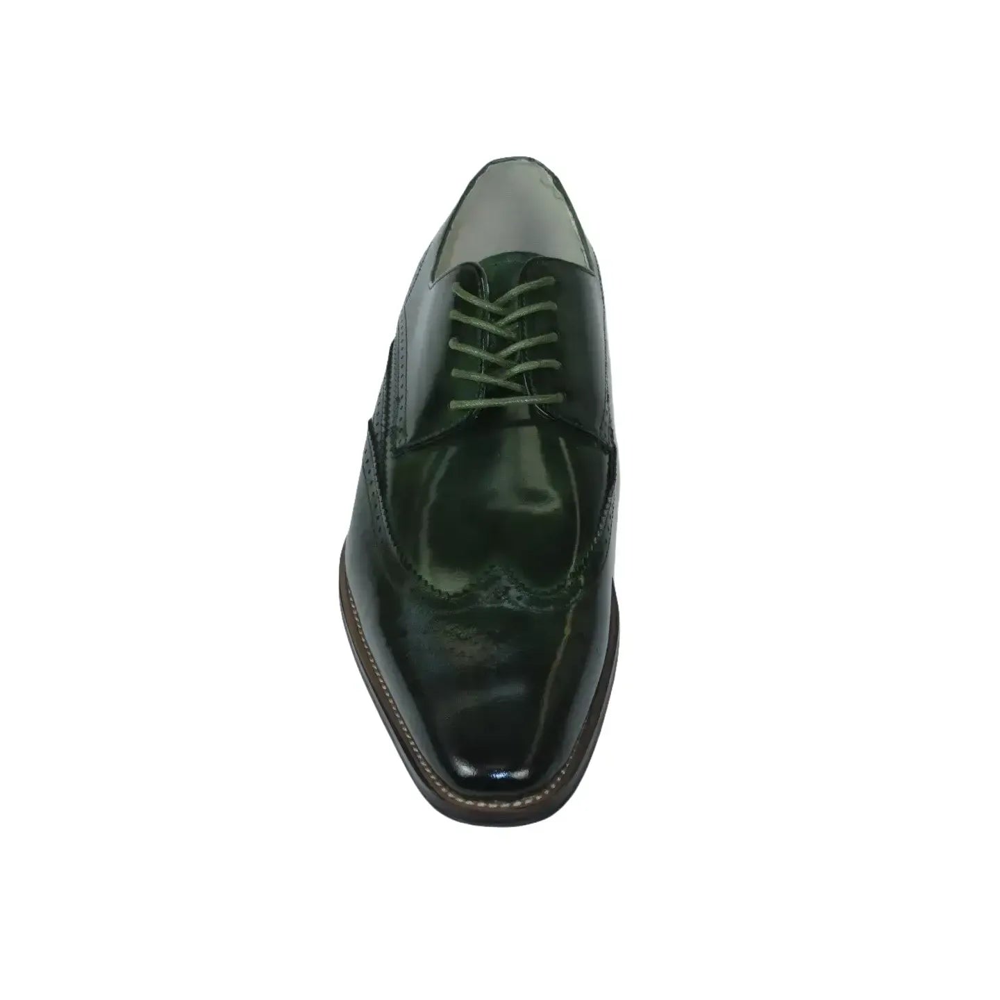 Lincoln Genuine Leather Wingtip Mens Dress Shoe by Giovanni Olive / 10.5 Lincoln Genuine Leather Wingtip Mens Dress Shoe by Giovanni Olive / 10.5