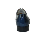 Men's Giovanni Shoes High Quality Leather Wing Tip Derby LINCOLN Navy