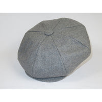 Mens Fashion Classic Flannel Wool Apple Cap Hat by Bruno Capelo ME907 Gray