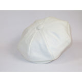 Mens Fashion Classic Flannel Wool Apple Cap Hat by Bruno Capelo ME910 Ivory