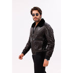 The Ardent Black Lambskin Men Leather Jacket