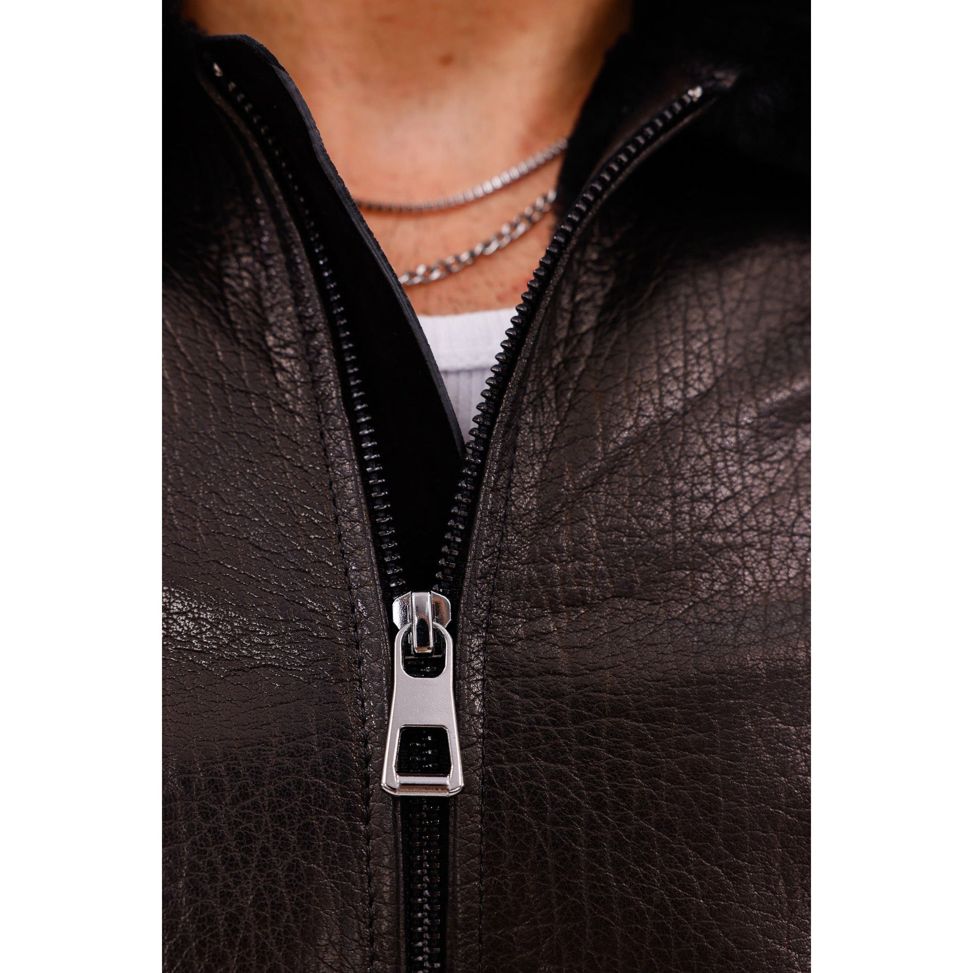 The Ardent Black Lambskin Men Leather Jacket