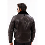 The Ardent Black Lambskin Men Leather Jacket