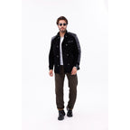 The Ravello Black Snake Leather Men Jacket