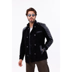 The Ravello Black Snake Leather Men Jacket