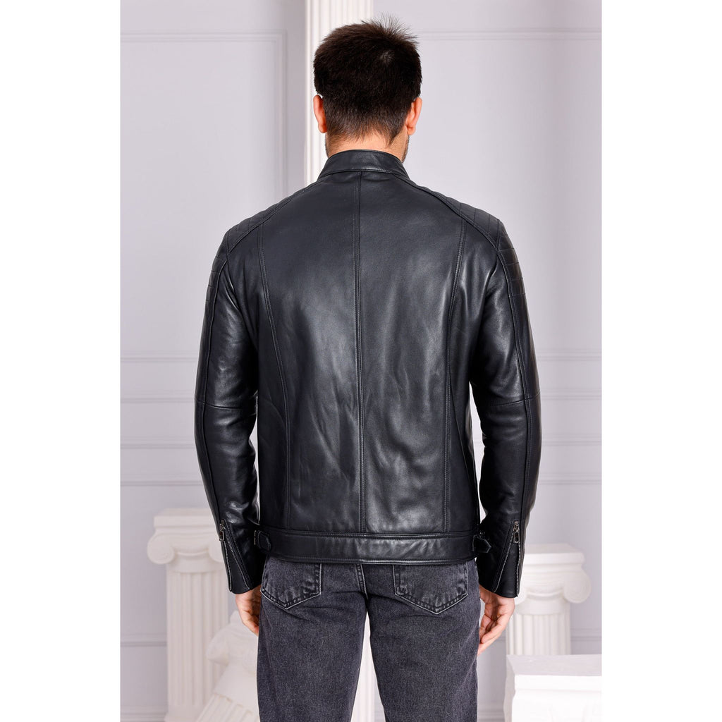 The Argento Black Leather Jacket