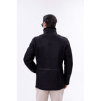 The Varese Black Shearling Men Jacket