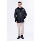 The Treviso Black Shearling Men Jacket