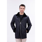 The Treviso Black Shearling Men Jacket