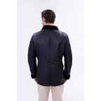 The Treviso Black Shearling Men Jacket