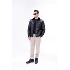 Vinci The Valtina Black Shearling Men Jacket