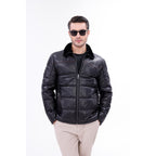 Vinci The Valtina Black Shearling Men Jacket