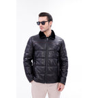 Vinci The Valtina Black Shearling Men Jacket