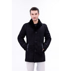 Vinci The Lariana Black Shearling Men Jacket Black