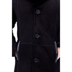 Vinci The Lariana Black Shearling Men Jacket Black