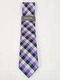 Men's Michael Kors Tie Classic Woven Silky Feel #MK-1 Lavender Checker