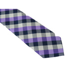 Men's Michael Kors Tie Classic Woven Silky Feel #MK-1 Lavender Checker