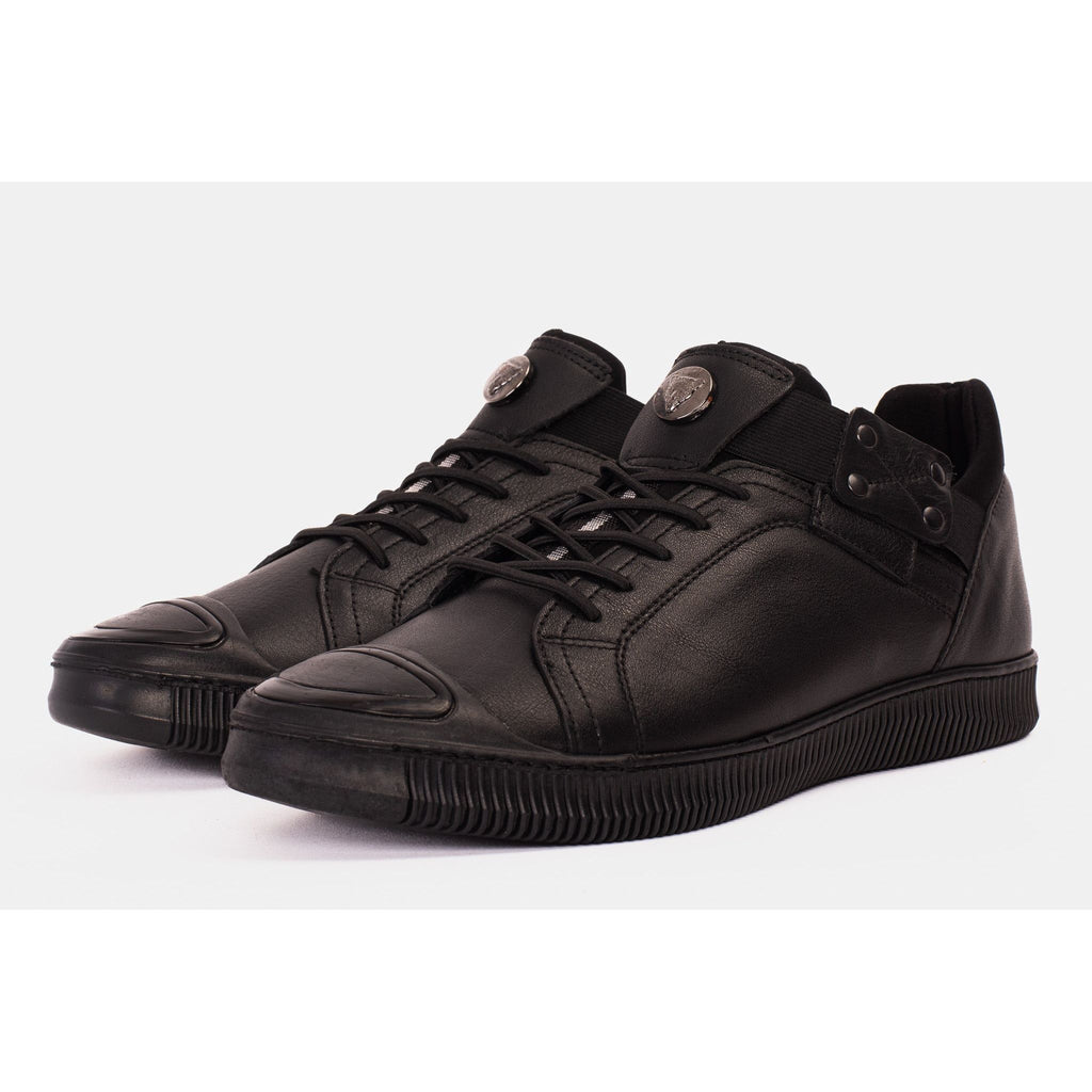 The Mumbai Black Leather Men Sneaker Final Sale!