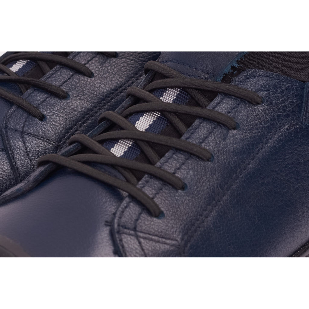 The Mumbai Navy Blue Leather Men Sneaker Final Sale!