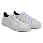 Matteo Black Belvedere Shoes Sneaker Deerskin Leather Milk