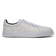 Matteo Black Belvedere Shoes Sneaker Deerskin Leather Milk