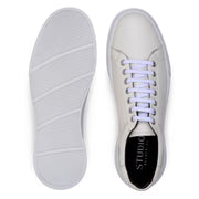 Matteo Black Belvedere Shoes Sneaker Deerskin Leather Milk
