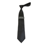 Men's Michael Kors Tie Classic Woven Silky Feel #MK-5 Black Gray