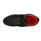 Men's TAYNO Wallabee Chukka Boots Smooth Leather Light Weight Mojave L Black