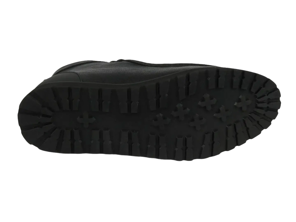 Men's TAYNO Wallabee Chukka Boots Smooth Leather Light Weight Mojave L Black