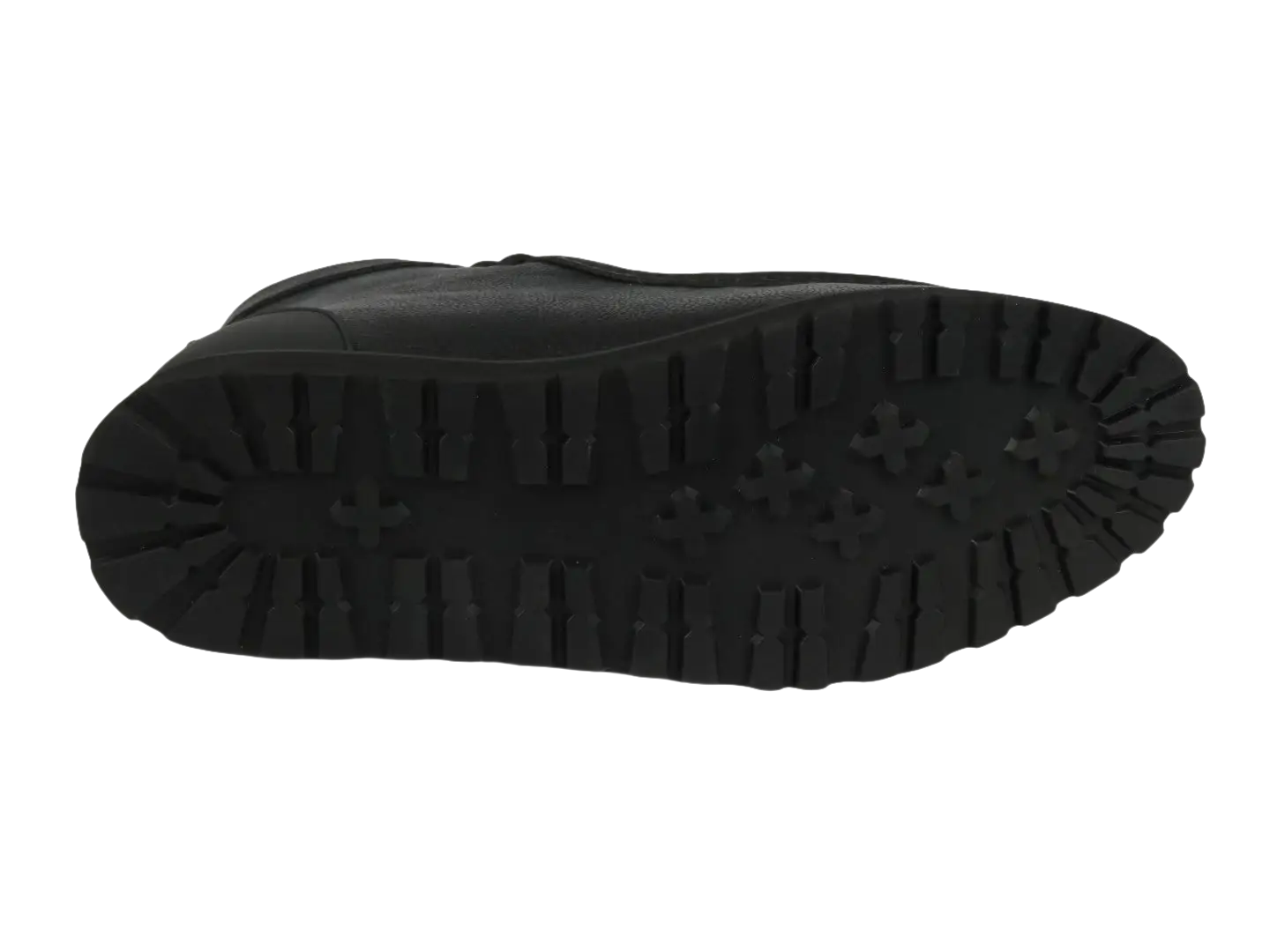 Men's TAYNO Wallabee Chukka Boots Smooth Leather Light Weight Mojave L Black