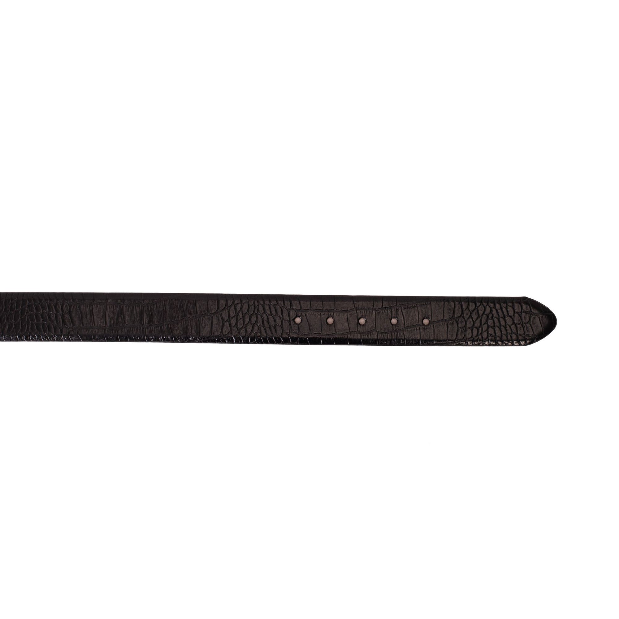 The Monaco Black Leather Belt