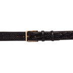 The Monaco Black Leather Belt