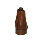 Men's Slip On Boot STEVE MADDEN Leather Upper Plain Toe Montreux Tan