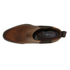 Men's Slip On Boot STEVE MADDEN Leather Upper Plain Toe Montreux Tan